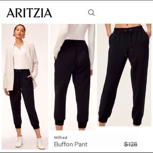ARITZIA Wilfred Buffon Black Jogger Pants Women’s sz Small